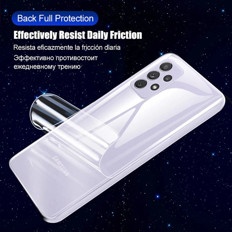 1-3Pcs Hydrogel Back Film For Samsung Galaxy S25 S24 S23 S22 S21 Ultra S25 Plus A55 A54 A34 A53 A52 FE 5G Clear Screen Protector