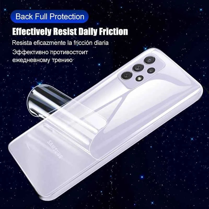 1-3Pcs Hydrogel Back Film For Samsung Galaxy S25 S24 S23 S22 S21 Ultra S25 Plus A55 A54 A34 A53 A52 FE 5G Clear Screen Protector