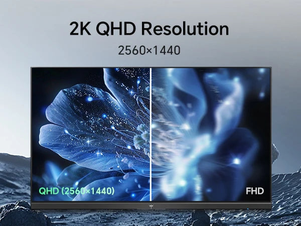 KTC 27 Inch Computer Monitor - QHD (2560 x 1440) Display, Up to 120Hz Monitor, IPS Panel H27D9