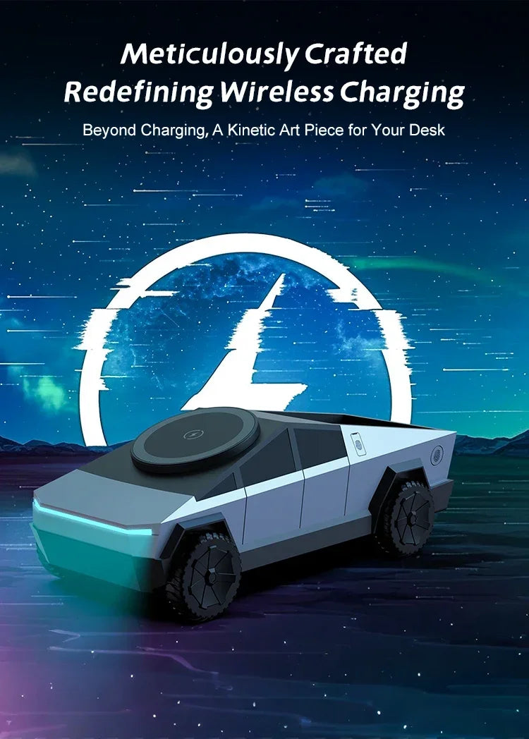 Car Magnetic Wireless Charger Dashboard Stand For iPhone 17 16 15 14 pro Max Samsung Watch AirPods Pro Fast Charging Station