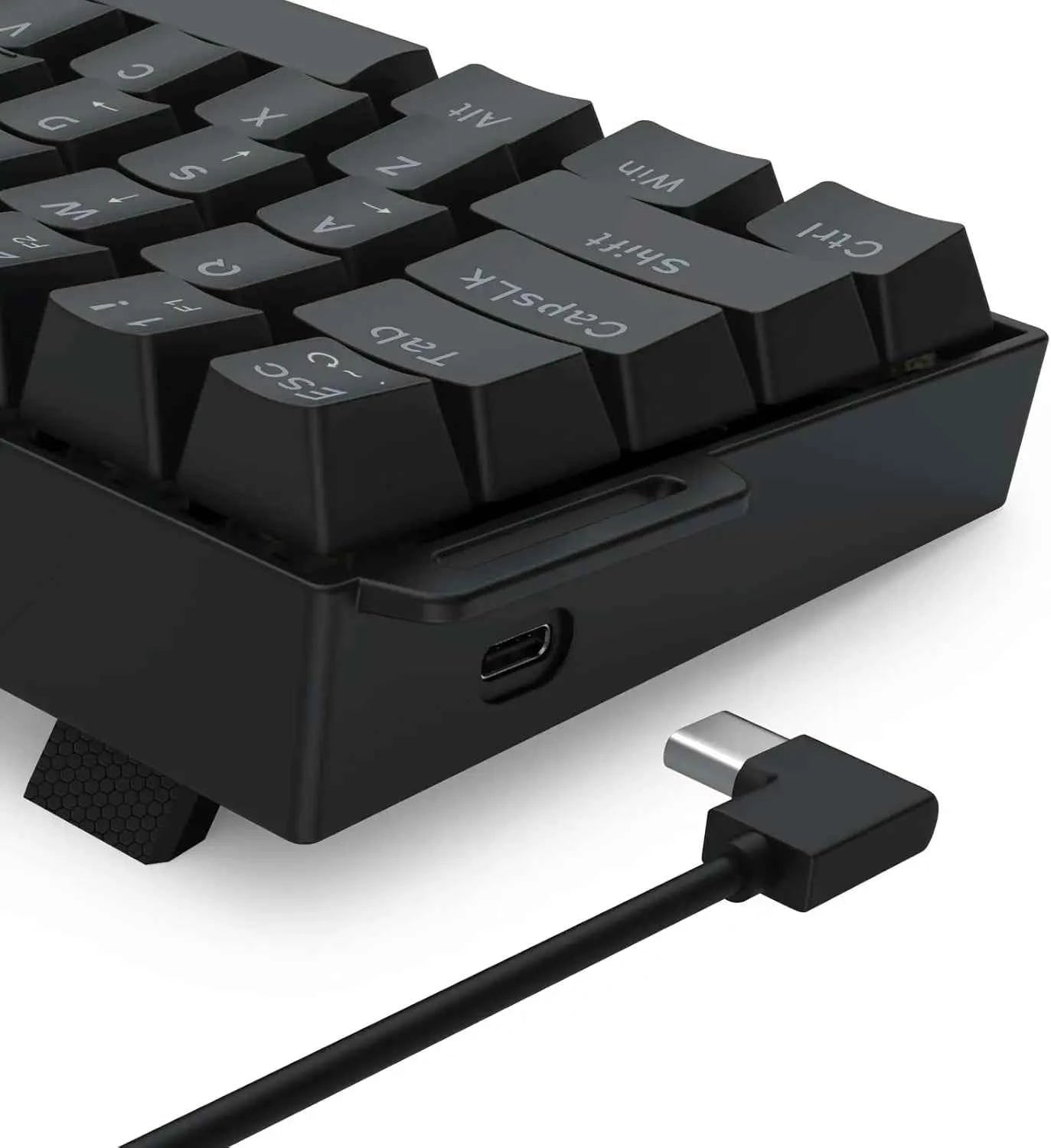 Redragon K617 HE Rapid Trigger Gaming 60% 61 Keys Wired Mechanical Keyboard,Dedicated Hall Effect Magnetic Switch,Strap Version