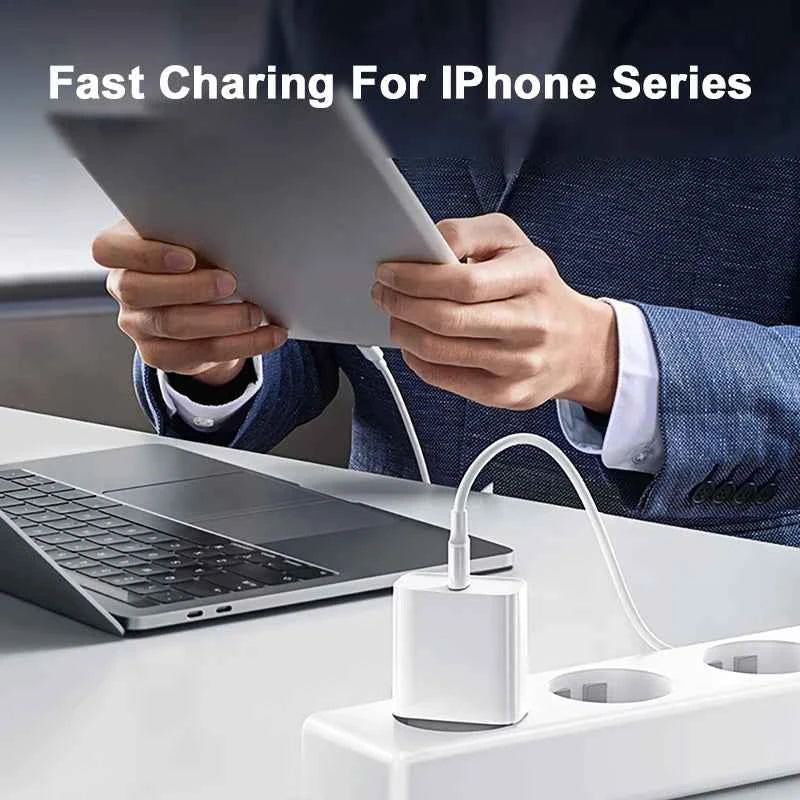 30W PD Fast Charger For iPhone 14 13 12 USB C To Lightning Quick Charging Cable For iPhone 17 16 15 Pro Max Type C Power Adapter