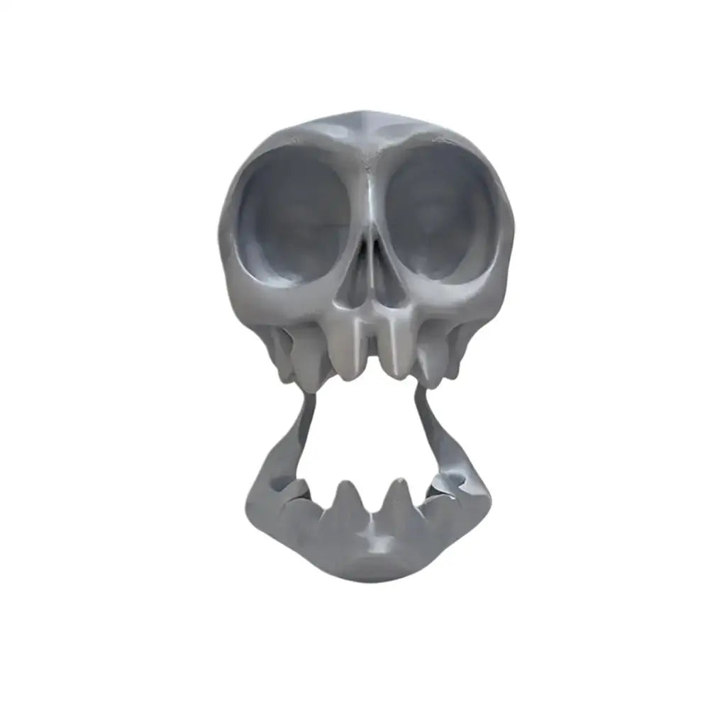 3D Printed Gaming Headset Stand Skull-Shaped Gaming Desk Organizer Desktop Storage Stand, PS5/PS4 Compatible Gamepad Stand
