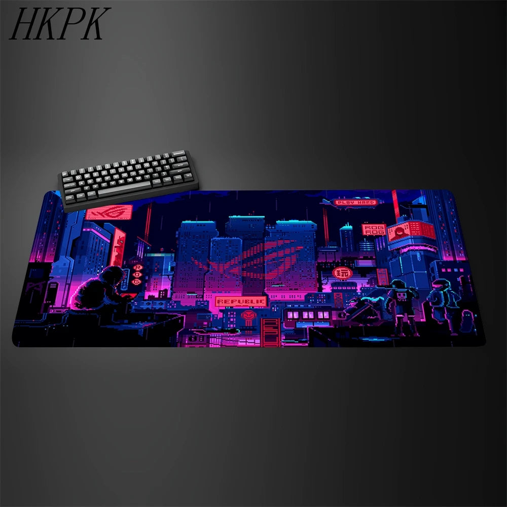 Gamer Mouse Pad Cartoon Asus Deskmat Gaming Mousepad Desk Protector Pc Accessories Mats Kawaii Anime Extended Mause Pads