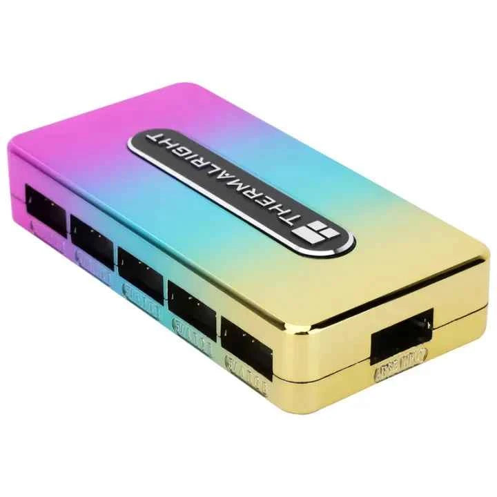 Thermalright TL-ARGB HUB Controller REV.A 10 port ARGB Lighting Hub SATA powered ARGB signal sync