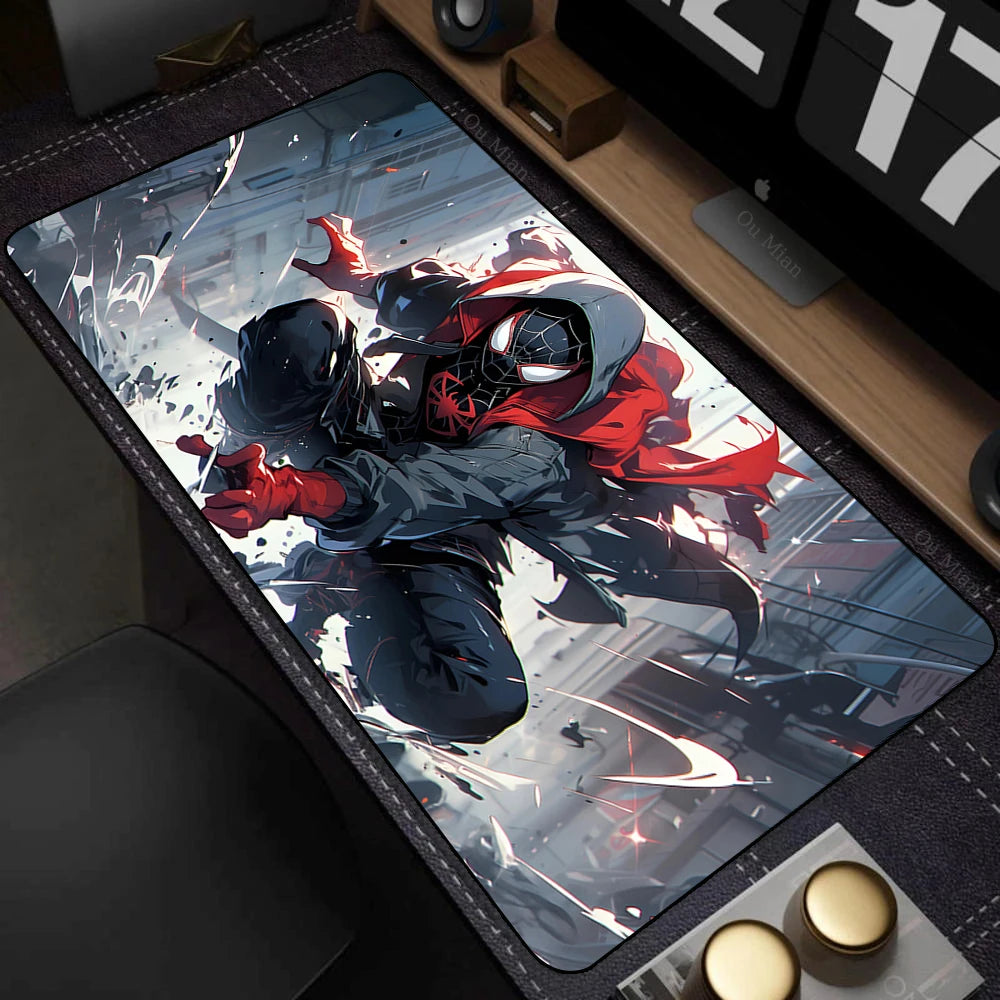 Spider-Man Mouse Pad Laptop HD Anime XXL Keyboard Pad Gamer Cabinet Mousepad PC Gaming Accessories Desk Mat Rubber Carpet
