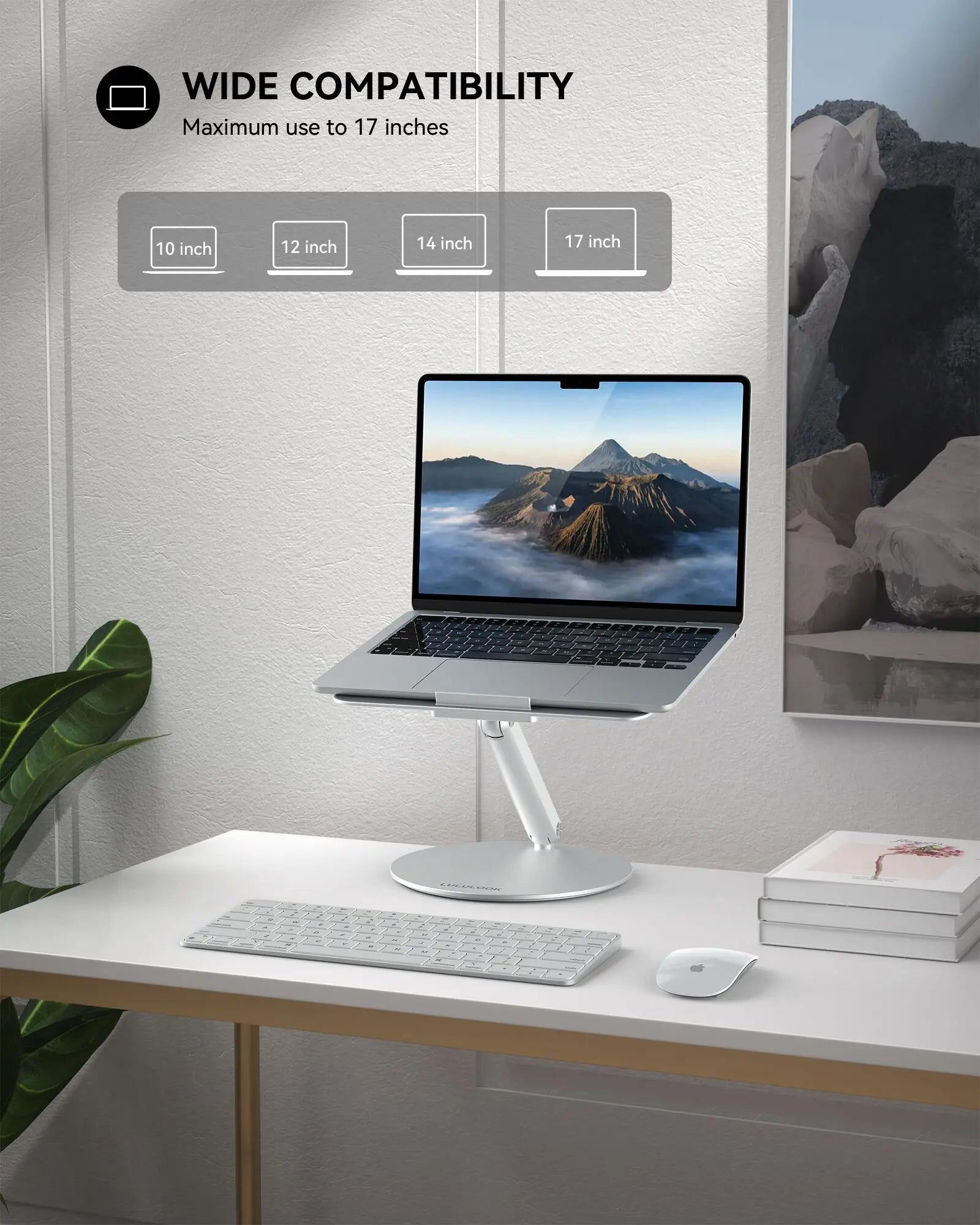 LULULOOK Laptop Stand (360° Rotating & Foldable) - WinSupport Tech