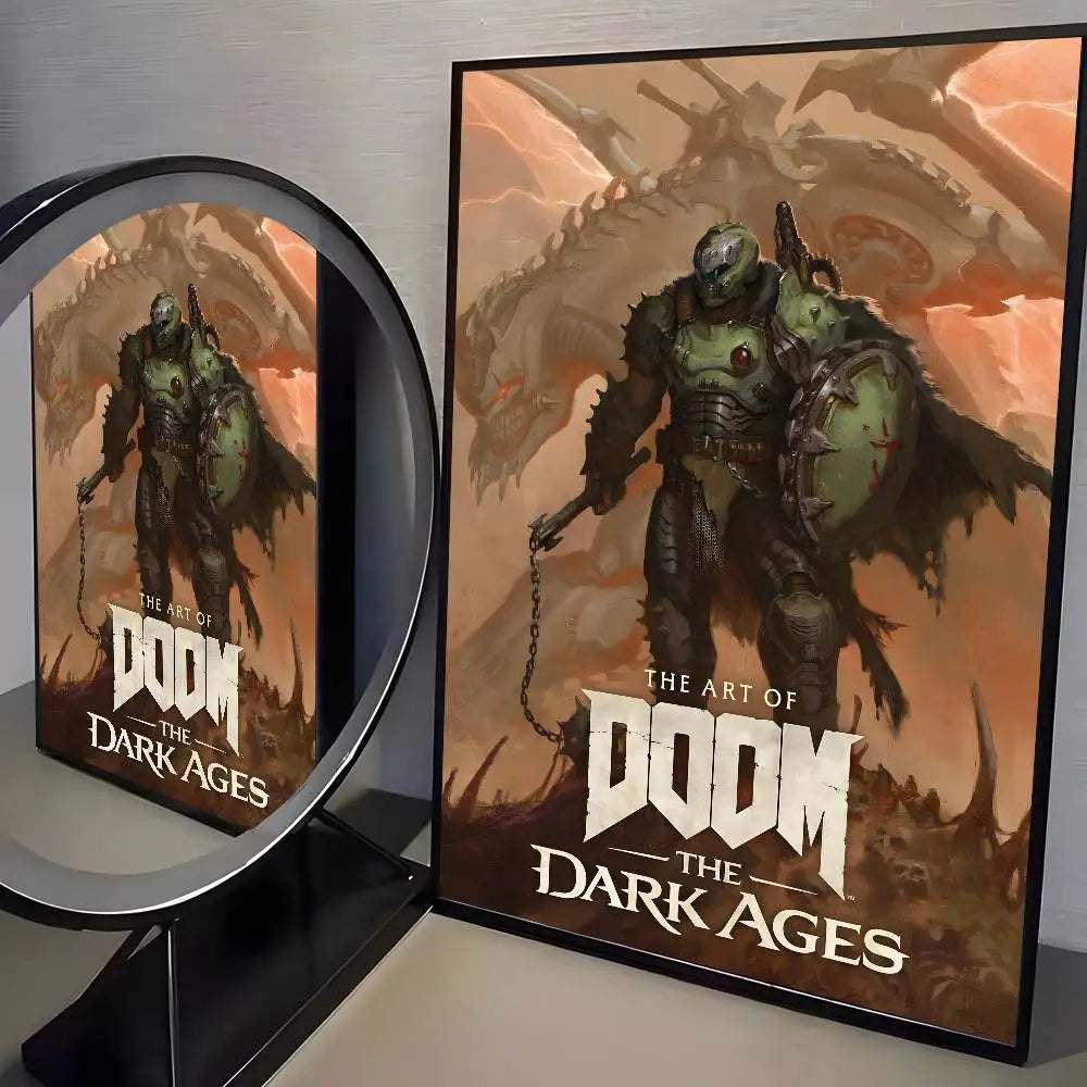 Cool Movie D-Doom Poster Art HD Canvas Advanced Aesthetic Printing Paper Wall Art for Living Room Home Decor