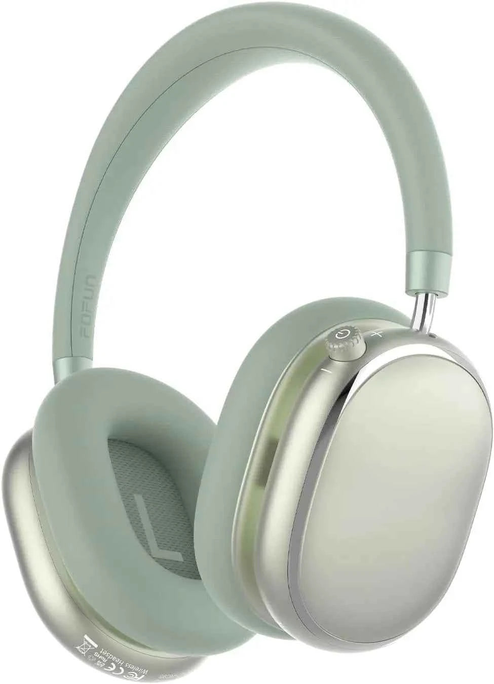 Hybrid Active Noise Cancelling Headphones with Knob Control 65H Playtime Over Ear Headphones Wireless Bluetooth 6.0 Hi-Res Audio