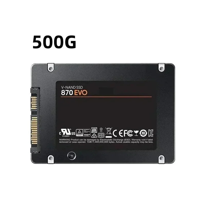 Fast and stable 870 EVO SSD 1TB 2TB 4TB, 2.5-inch SATA3 internal hard drive for laptops, microcomputers, and desktops