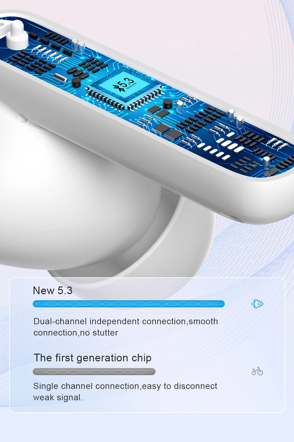 QCY T13 ANC Wireless Earphones Bluetooth 5.3 TWS ANC Noise Cancellation Headphone 4 Mics ENC Headset In-Ear Handfree Earbuds