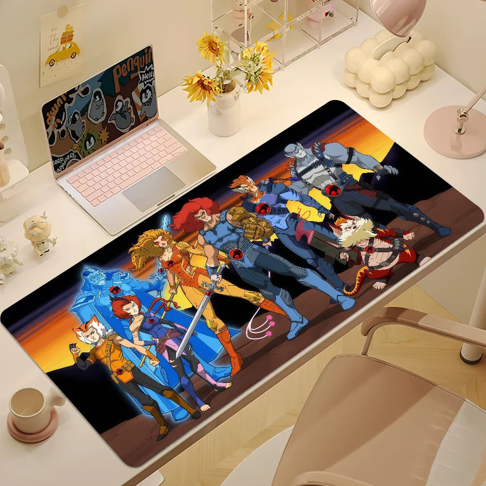 Mouse Pad Anti-fray Home Custom Ergonomic Office Rubber Large Fiction Science ThunderCats Desk Cartoon Mat Keyboard PC Non-slip