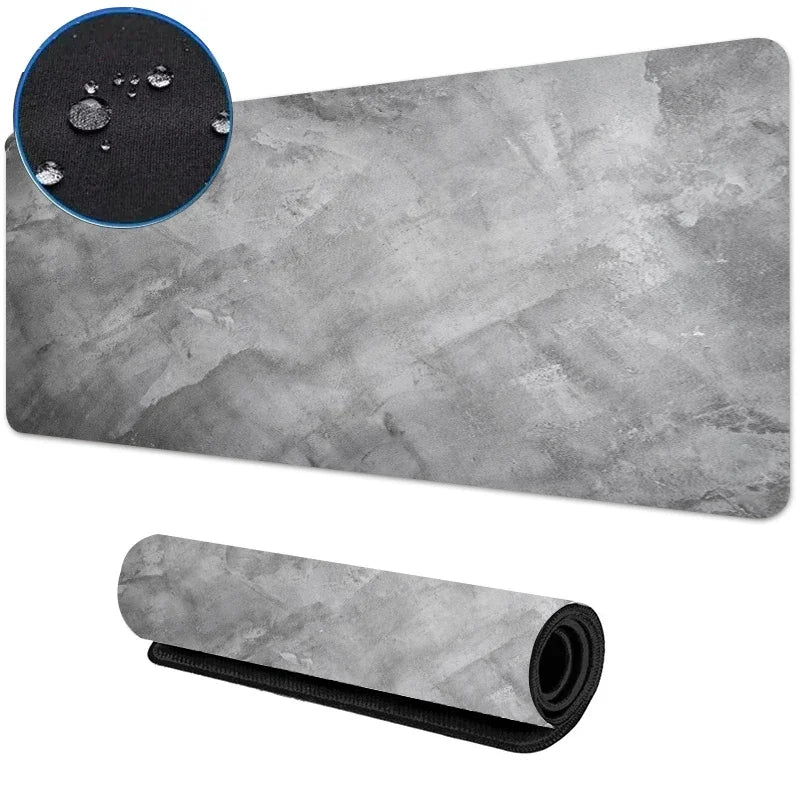 900x400 Gray Textured Tarpaulin Mouse Pad Waterproof Mat Gaming Accessories Control MousePad Gamer Water Proof Cloth Desk Mat