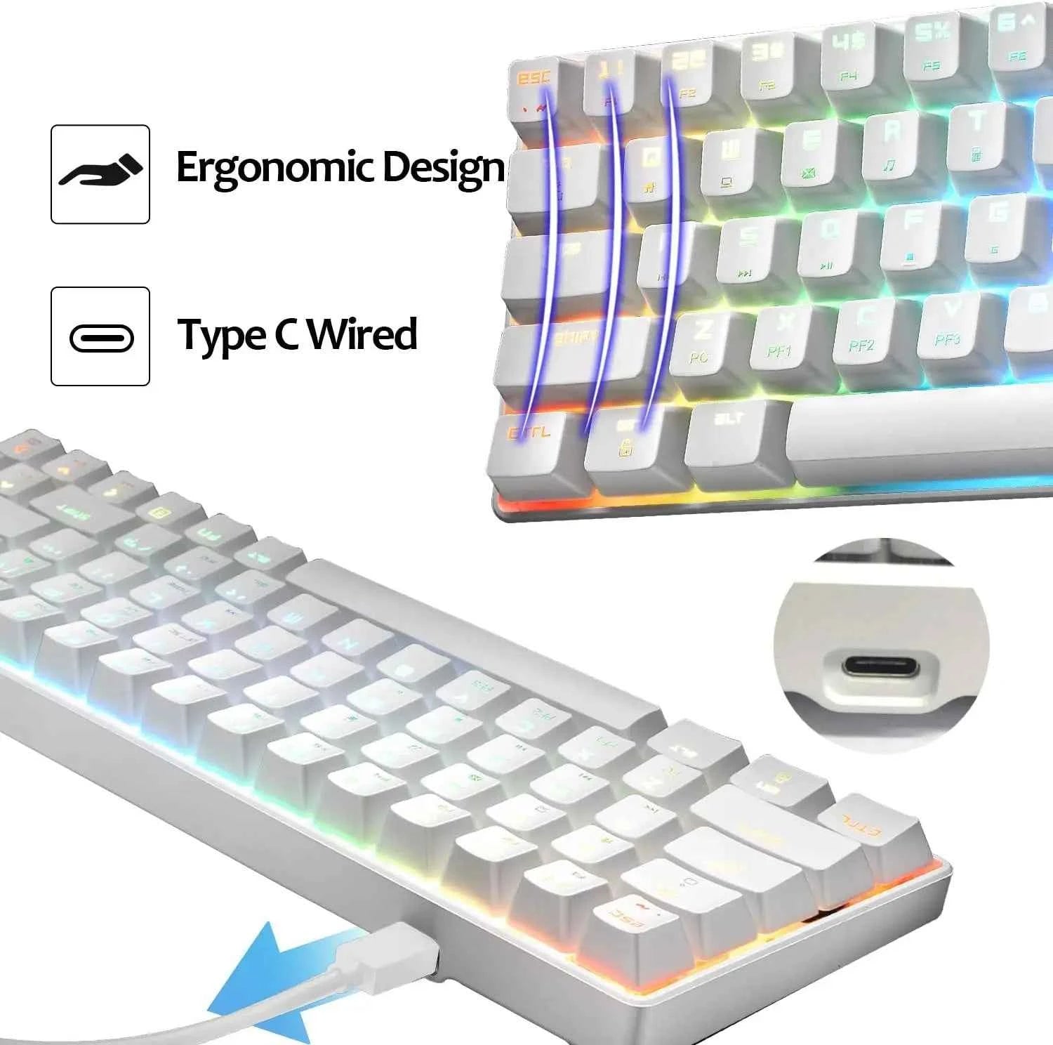 MAMBASNAKE x ZIYOULANG MK14 Wired Gaming Keyboard