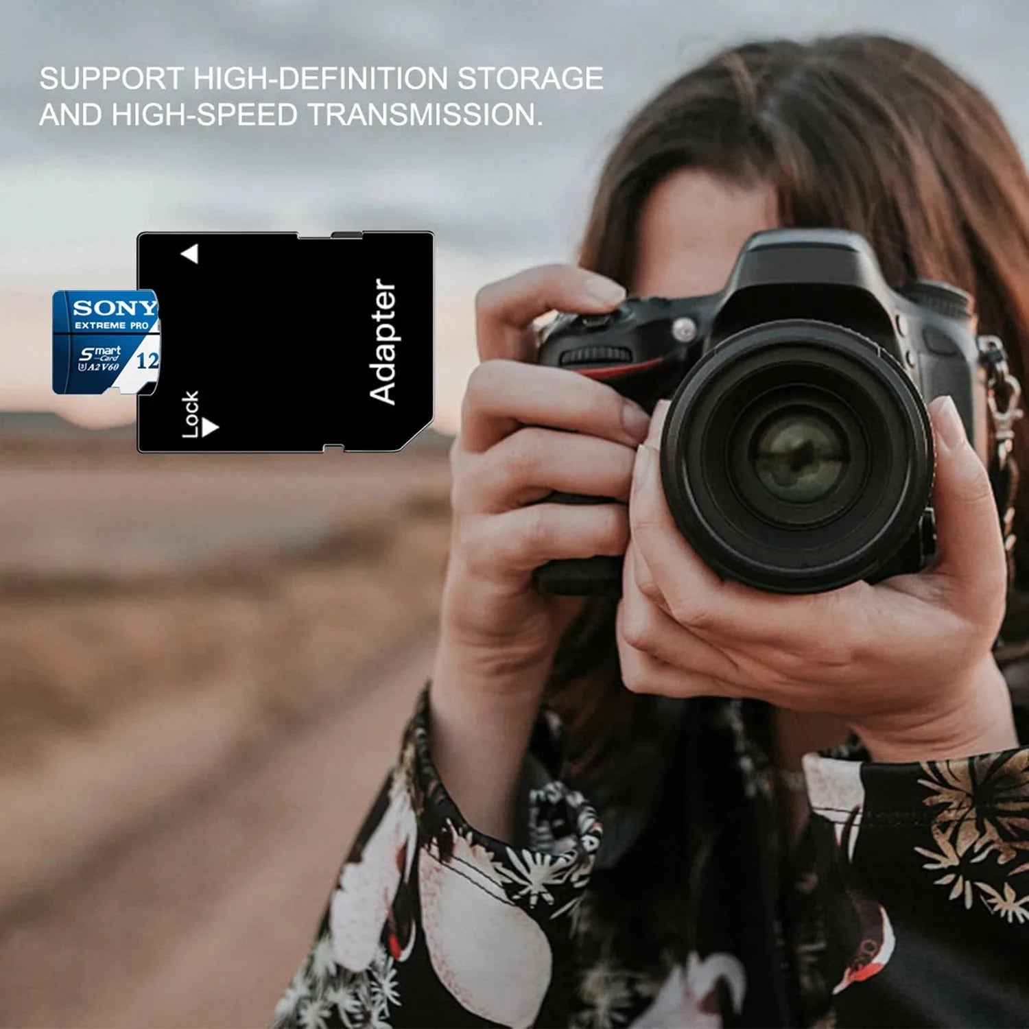 Sony microSDXC Memory Card – U3 V60 A2 High-Speed Storage (64GB–1TB)