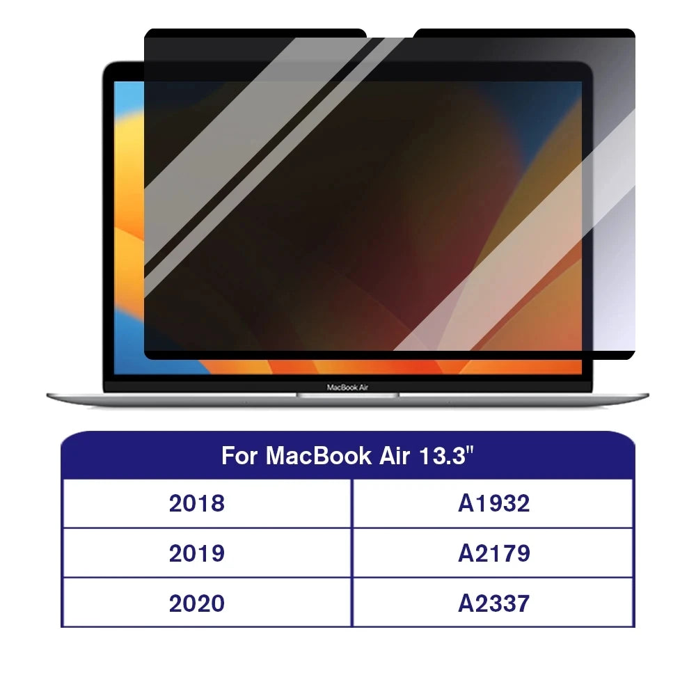 New Magnetic Privacy Filter for Macbook Air 13 Air 15 M3 M2 M1 Pro 13 14 16 Inch Screen Protector Film Anti-spy Anti-peep/Glare