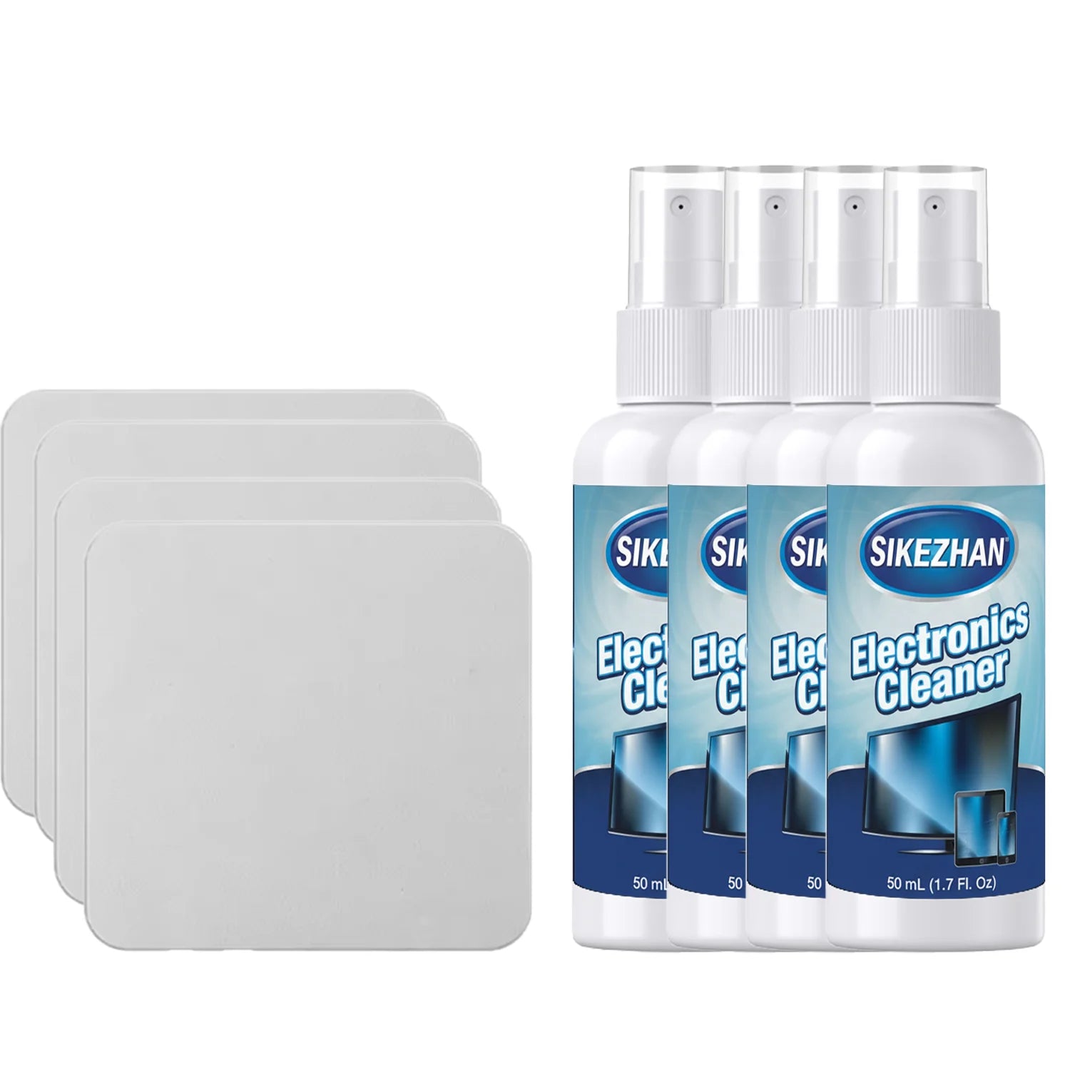 Screen Cleaner Spray and Wipe Kit-Safe for LED,LCD,OLED,Smart TV,Monitor,Laptop,Computer,Car Display-with Screen Cleaning Cloth