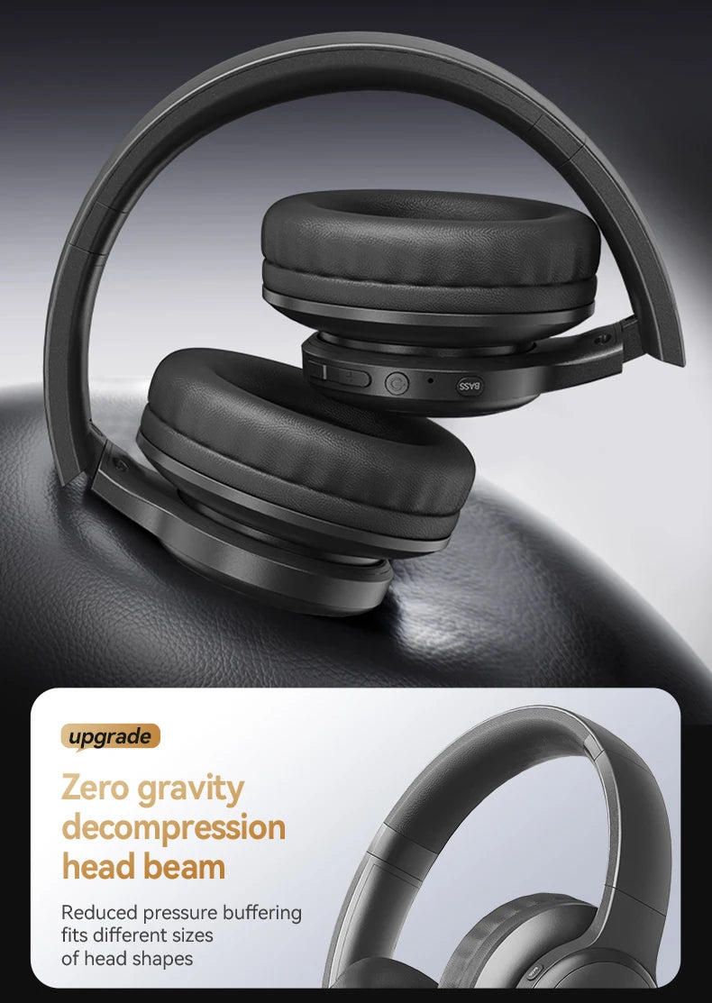Acer Ohr559 Wireless Bluetooth Headset with High-Fidelity Stereo Bass Sound, Noise Reduction for Calls, Music, and Gaming, No Delay, Long Battery Life, Full-Ear Coverage, Comfortable Fit, with Microphone