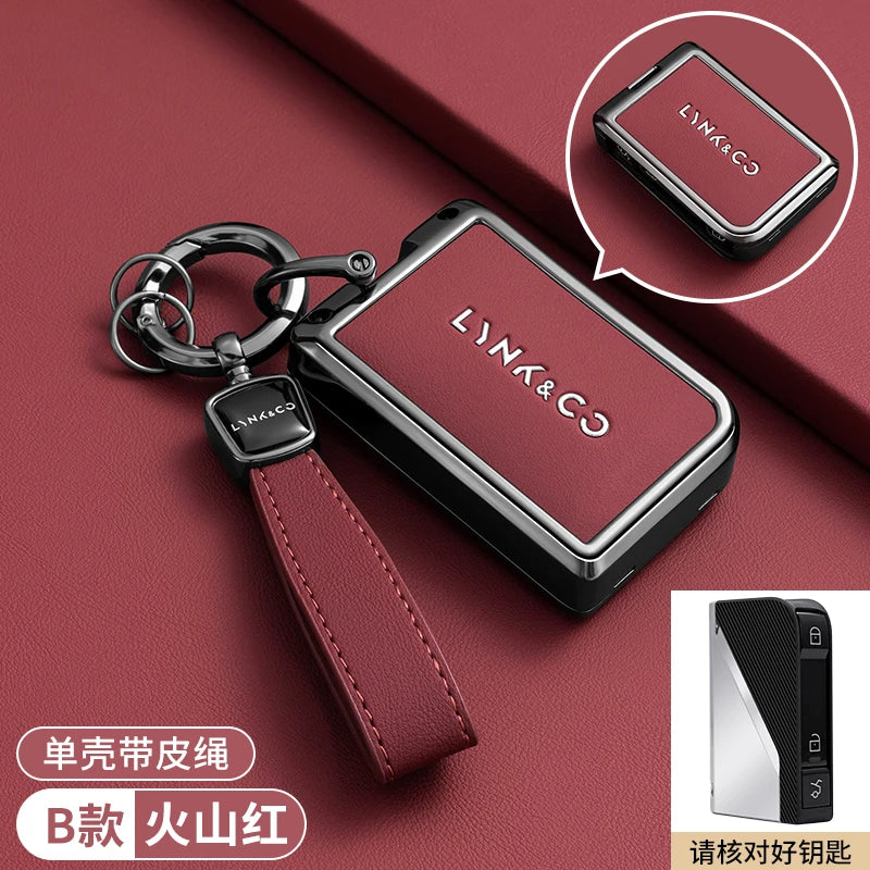 Car Key Cover Case Holder Remote Keyless Entry Car Accessories for LYNK&CO 05 01 02 03 06 Keychains Protection Key Fob