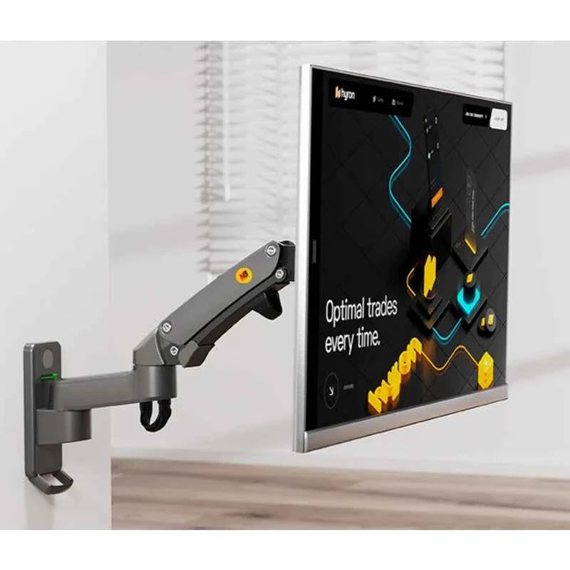 New NB F150 Gas Spring 17-35 inch LED TV Wall Mount Monitor Holder Ergonomic Mount Arm Max. VESA 100*100mm Loading 3-12kgs