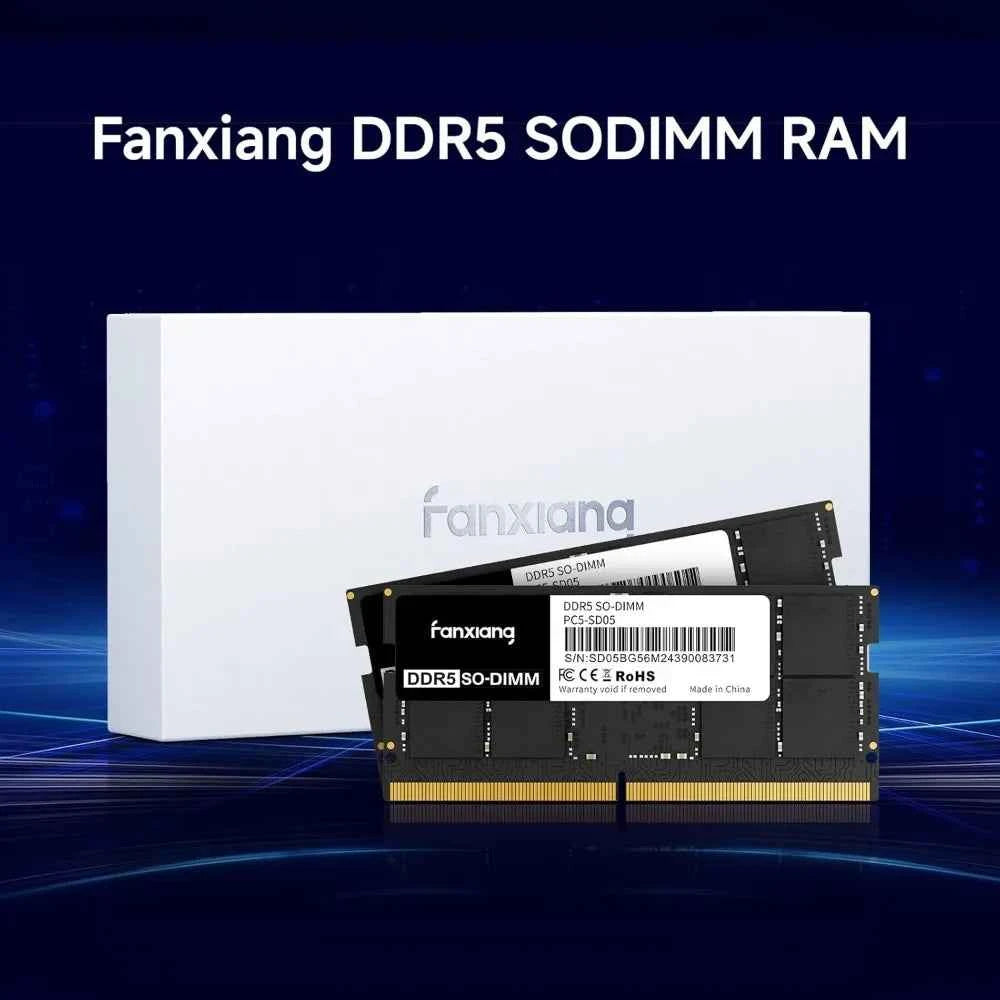 Garden Furniture SODIMM DDR5 4800MHz RAM 64GB Kit (2 x 32GB),CL40 1.1V SODIMM 262 Pin Laptop Memory Module Ram