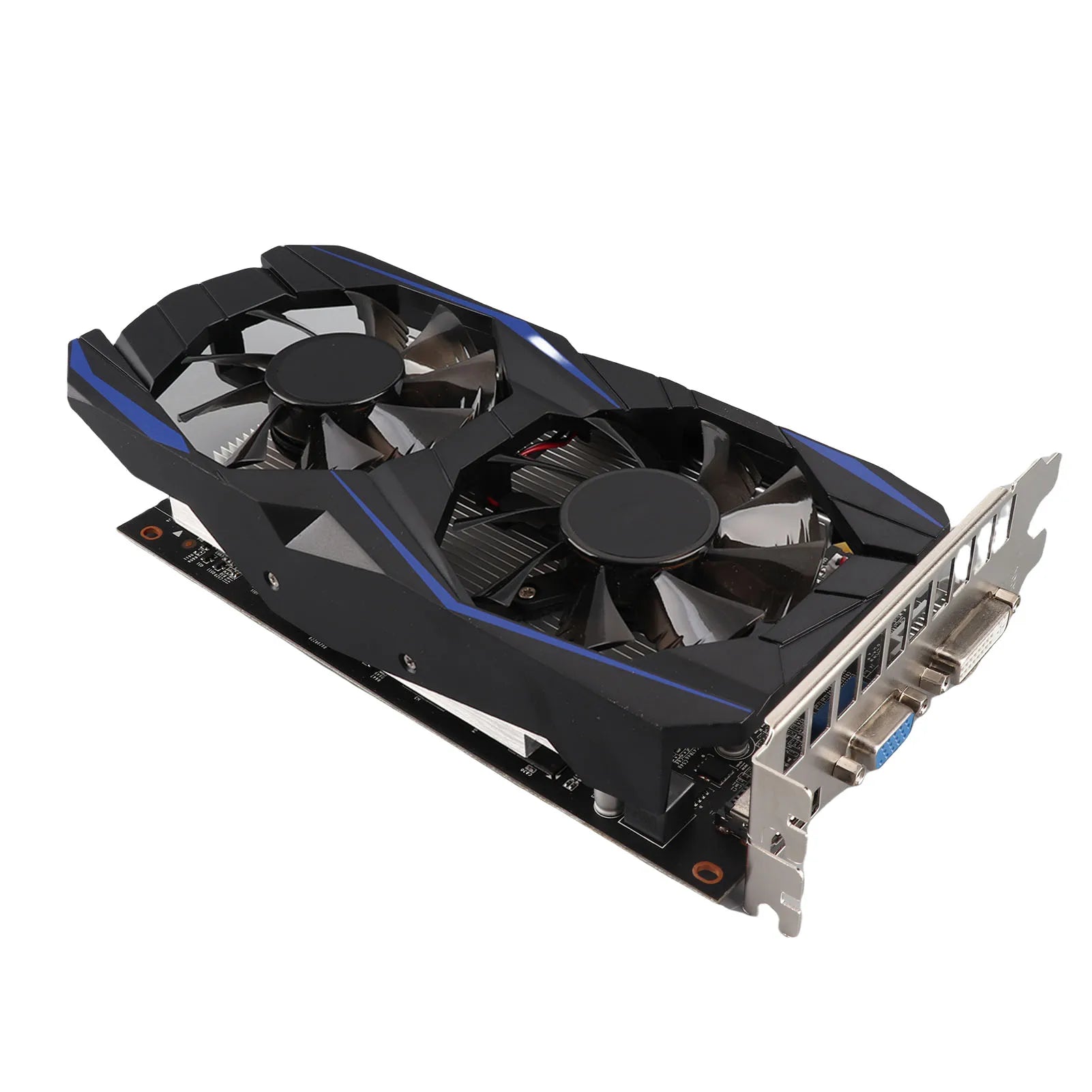 Computer Graphics Card Good Performance Low Noise Graphics Card Small Size 128bit  Bit Width for Dual Fan Desktop Computer