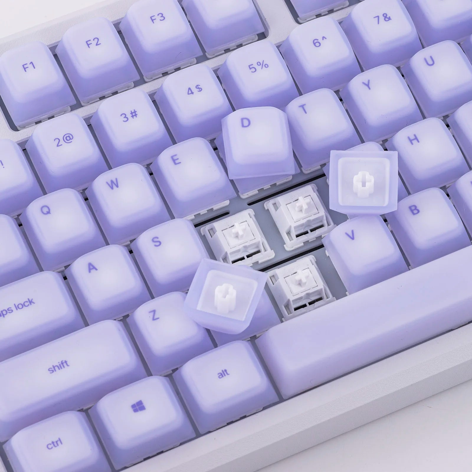 EPOMAKER AegisSil Keycap Set 113 Cherry Profile Silicone Material Keys for Cherry MX/Kailh/Outemu/Gateron Mechanical Keyboard