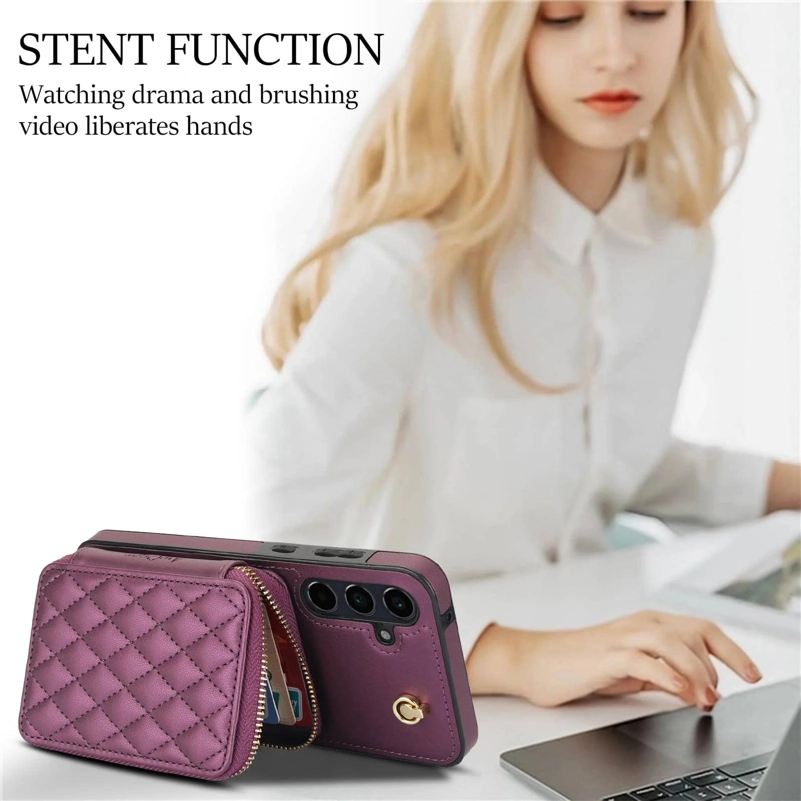 Crossbody Wallet Case for Samsung Galaxy A56 A36 A16 A55 A35 A15 A54 A14 A73 A53 A13, RFID Blocking Handbag Purse Flip Cover