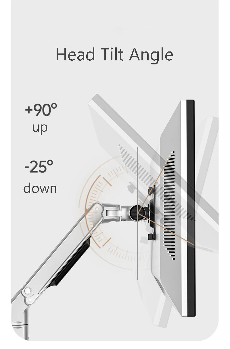 Aluminum Full Motion Free Lifting Ultra Long Arm 10-38 inch LED LCD Monitor Holder Monitor Mount Bracket V63C / XSJ8013C