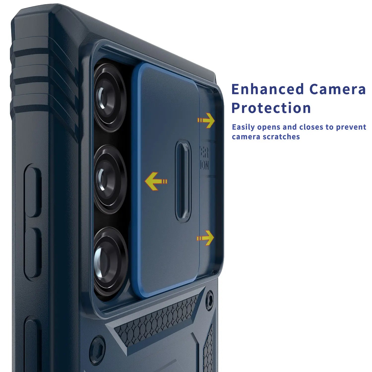 For Samsung Galaxy S22/22 Plus/S22 Ultra/S23/S23 Plus/S23 Ultra/S23 FE Phone Case Hybrid Ring Kickstand Camera Protection Cover