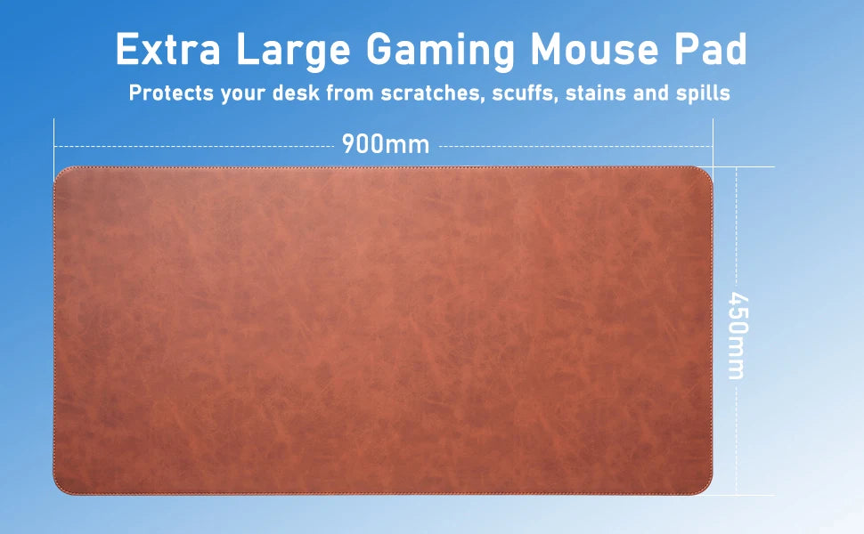 Large Mouse Pad Desk Pad Waterproof  Mouse Mat Desk Mat Protective Cover Computer Laptop Non-slip Easy To Clean Gaming Mouse Pad