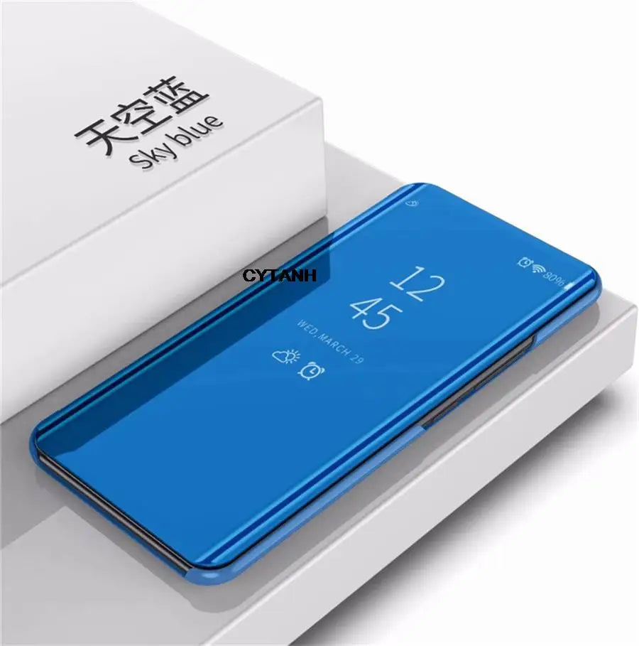S26 Case Smart Mirror Leather Flip Magnetic Stand Cover For SamsungS26 Samsung Galaxy S 26 Plus Ultra S26Plus S26Ultra 5G shell