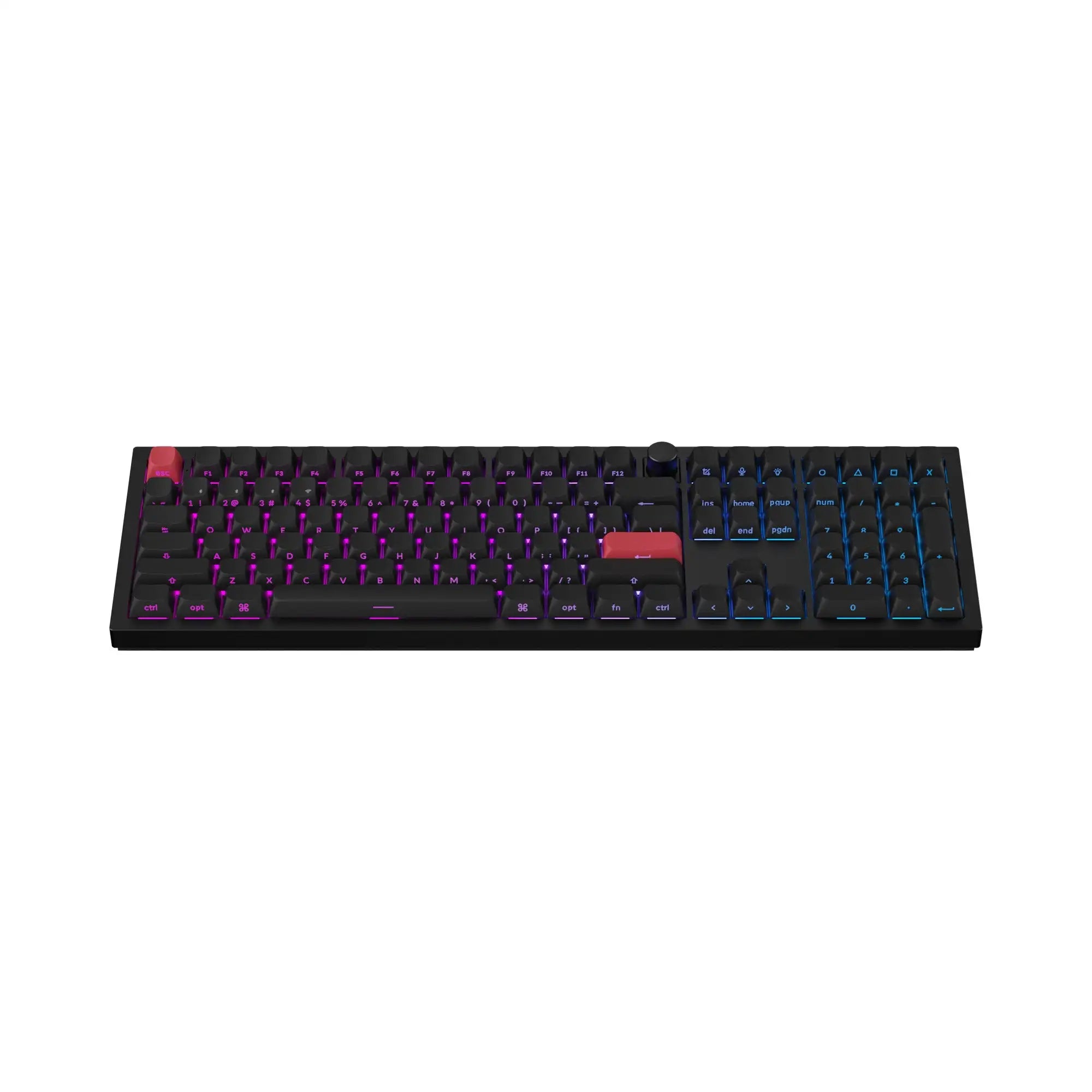 Keychron Q6 Max QMK/VIA Wireless Custom Mechanical Keyboard Full Aluminum Side-Printed Keycaps RGB Backlit Full-Size Knob - WinSupport Tech