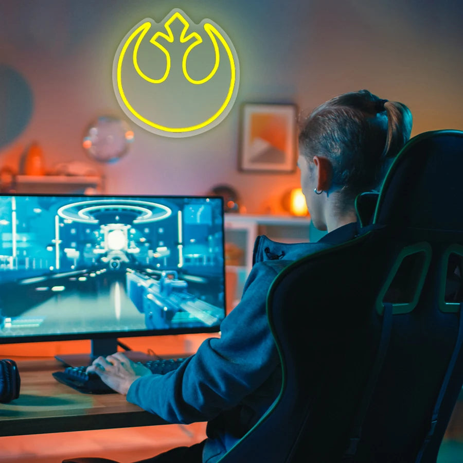 Gaming Neon Sign for Gamer Room Decor,Game LED Light Sign for Teen Bedroom Decor,USB Powered Wall Decor Man Cave Bar Kids Room