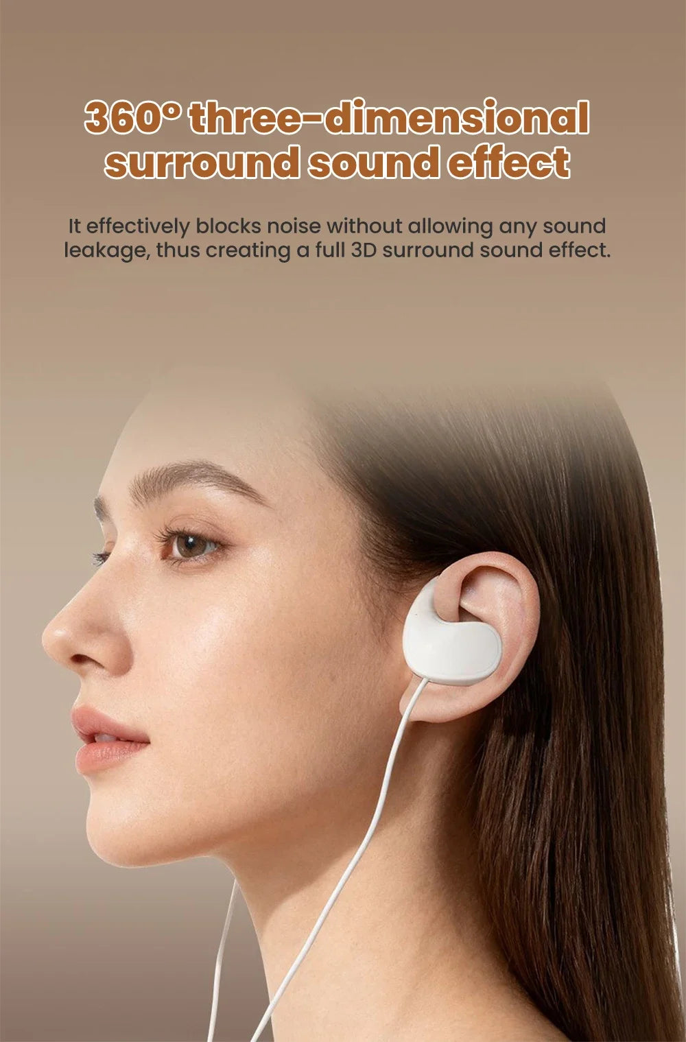 Type C Wired Over-Ear Headphones With Microphone for Music 3.5mm Digital Audio Headphones Not In-ear Type