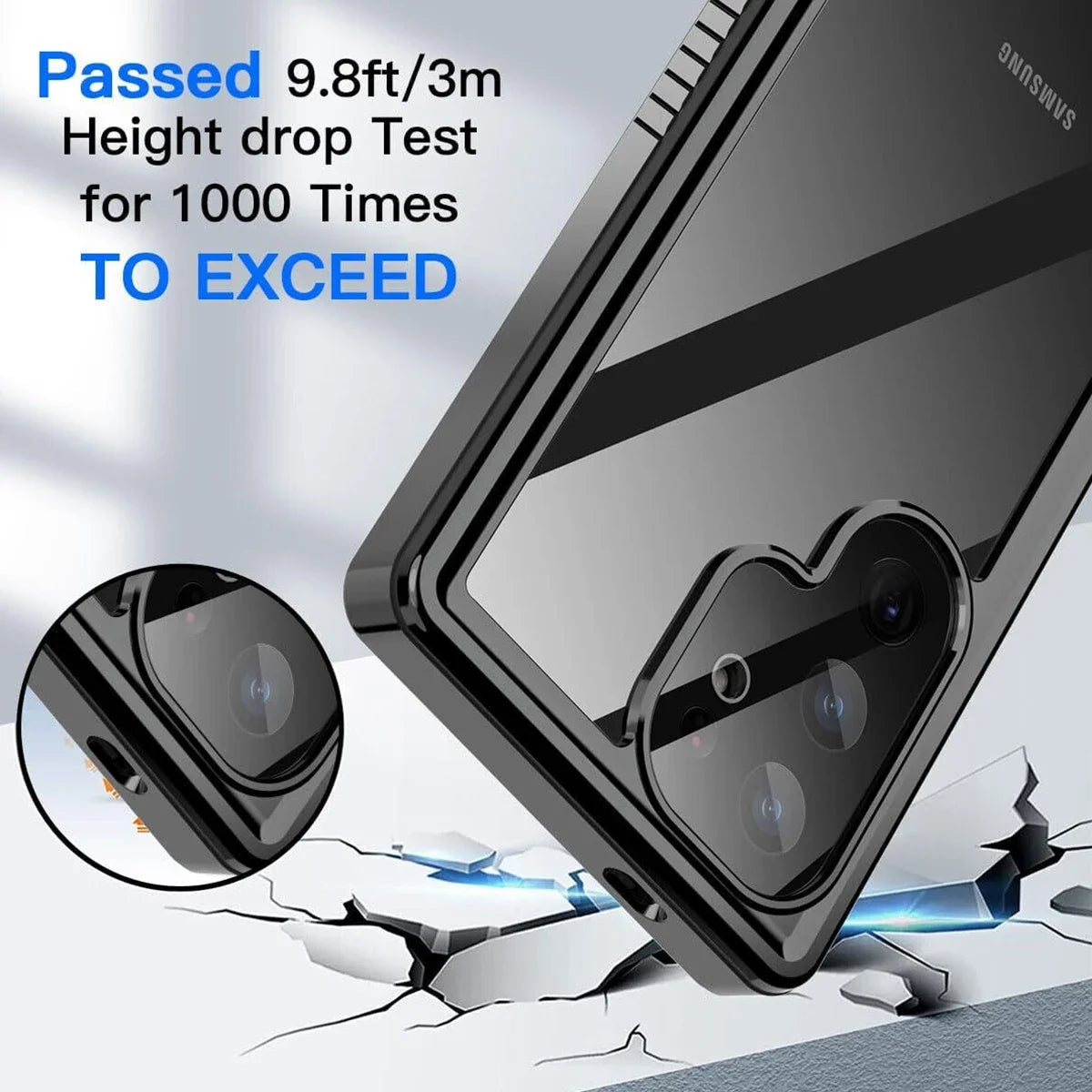IP68 Shellbox Waterproof Case For Samsung Galaxy S26 S25 S24 S23 S22 Ultra FE A54 A14 5G Outdoor Sports Diving Protective Cover