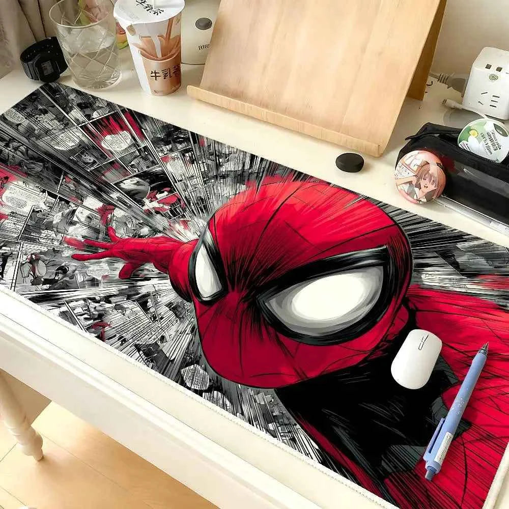 S-Spiders-Mans Mouse Pad Computer Mat Deskpad Laptop Keyboard Mat Office Large Landscape Mousepad