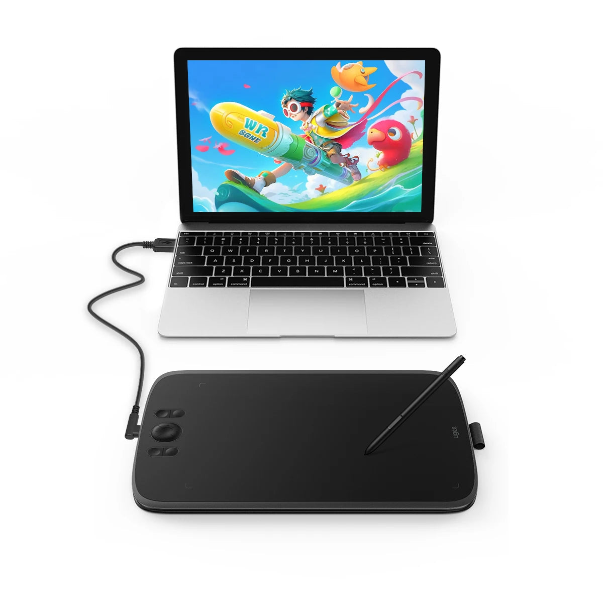 Ugee M808 Drawing Tablet Graphic Table 10 inch Digital Pen Board Writing Pad for Android PC Windows Children Professional Design