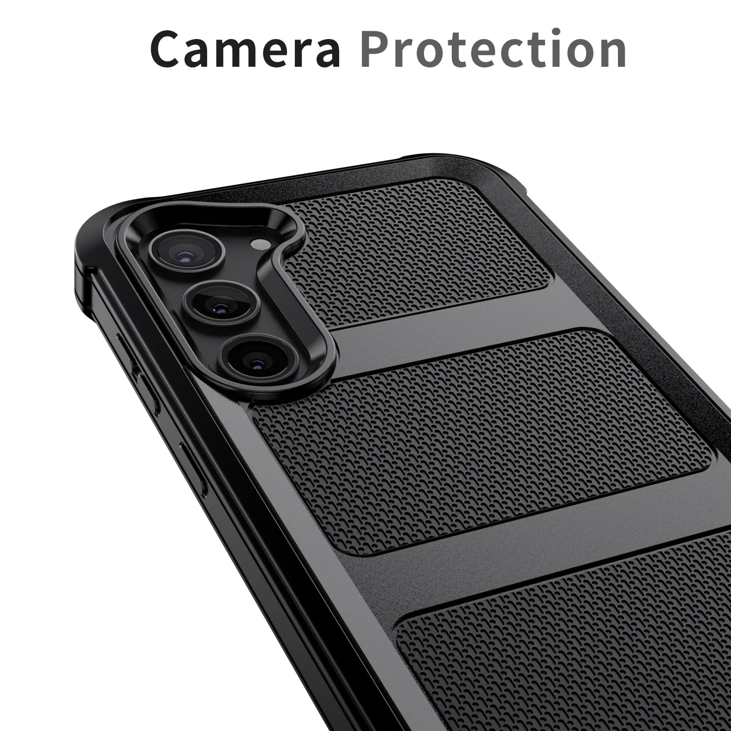 For Samsung Galaxy S23 Plus S23+ S23 Ultra S23 FE 5G Case Shockproof Rugged Heavy Protective Dual Layers Cover Black