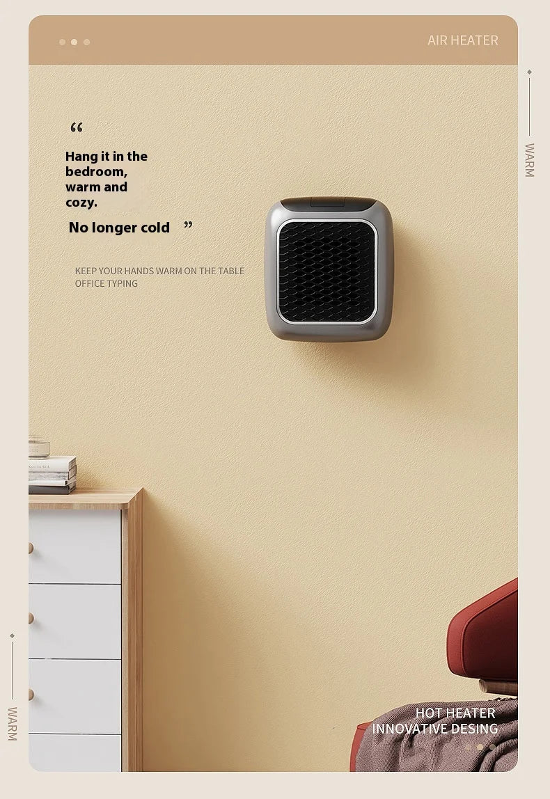 Portable Heater Electric Fan Heater Winter heater Small warm air blower For Home Bedroom Office Desktop Warmer Machine