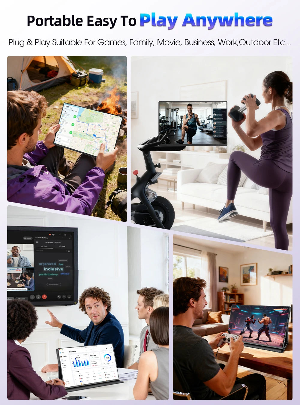 UPERFECT 2.5K Portable Monitor 16