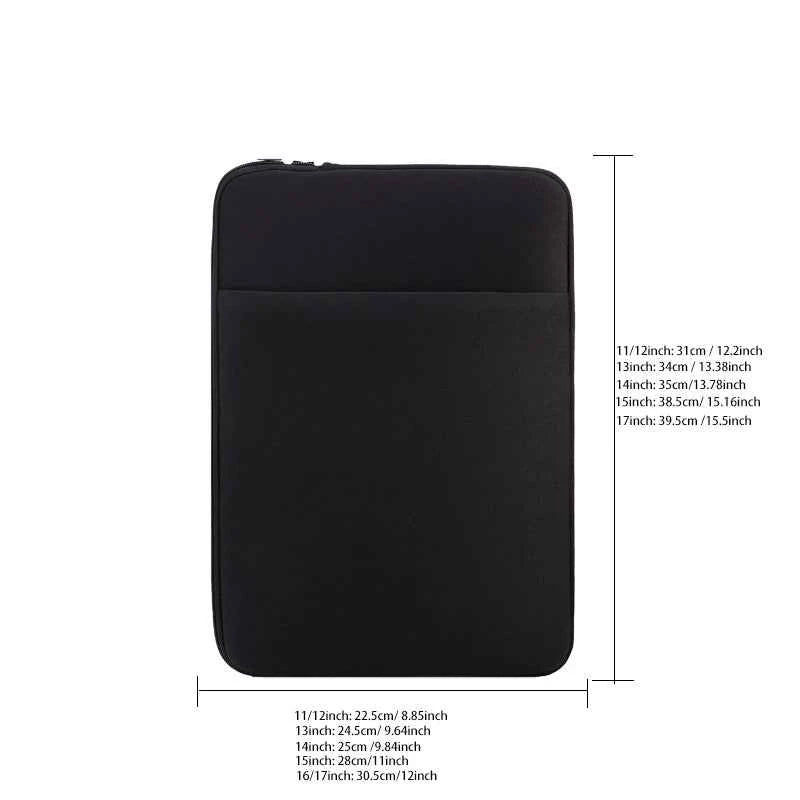 Laptop Inner Bag 11/13/14/15/16/17 Inch Computer Bag Protective Cover, Front Pocket Can Hold Power, Multifunctional Laptop Bag