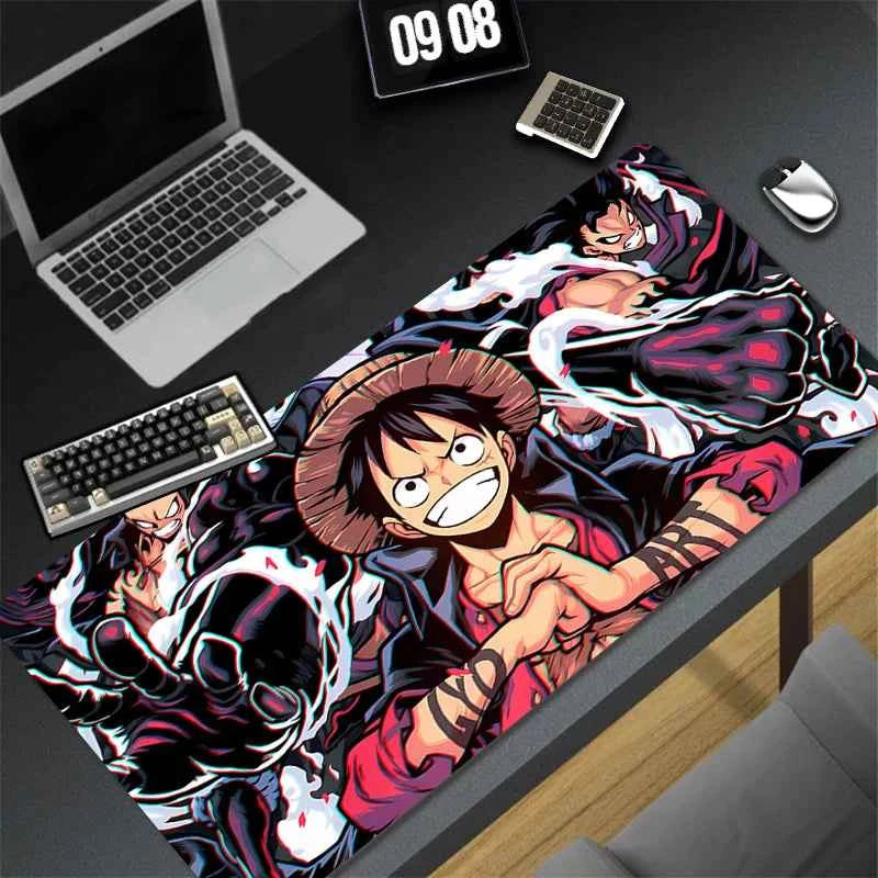 Mouse Pad Laptop Accessories Gamer Rug Japan Anime Luffy Keyboard Pad One Piece HD Print Desk Mat Office Carpet Gaming Mouse Mat