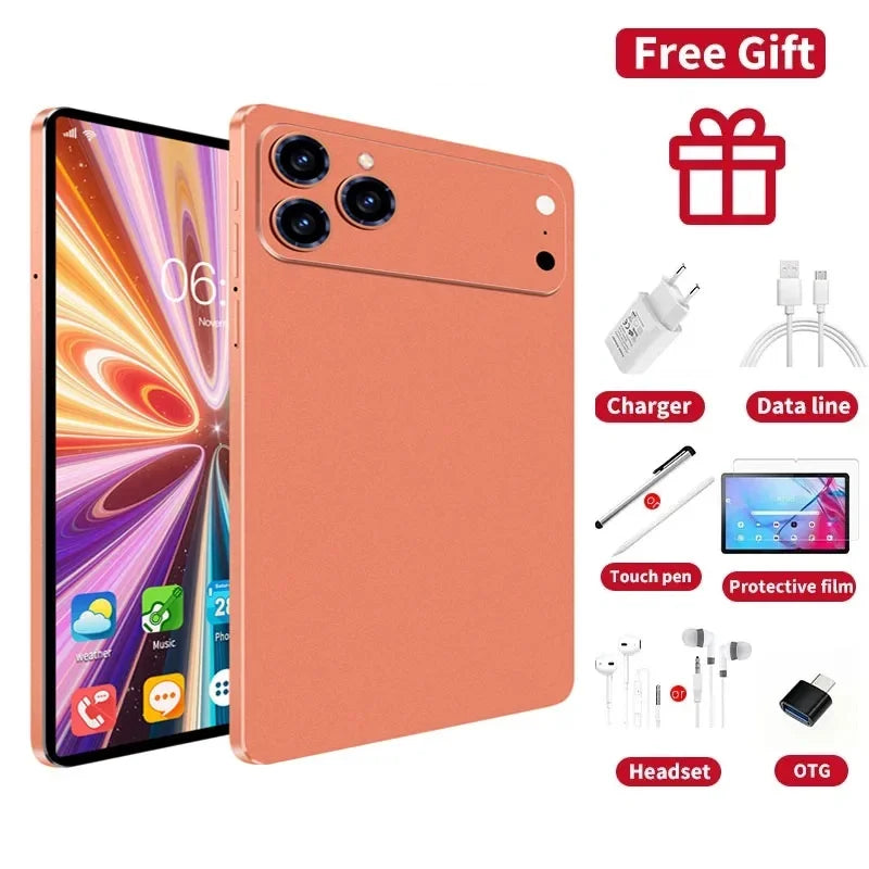 2026 NEW Pad 17 Pro Max Tablet PC 11inch 24GB+2TB Tablets Android 16 Snapdragon8gen3 Tablette PC 20000mAh 5G Dual SIM Mini PC