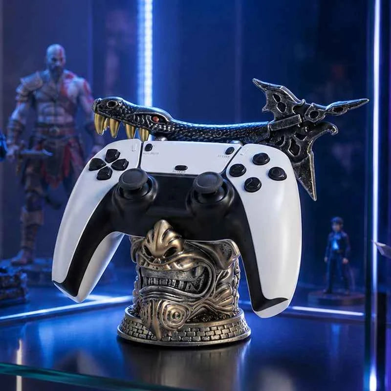 Creative Imitation Demon Resin Game Controller Stand Fit Ps5 Ps4 Xbox Switch Gamepad Support Desktop Decor Gaming Accessories