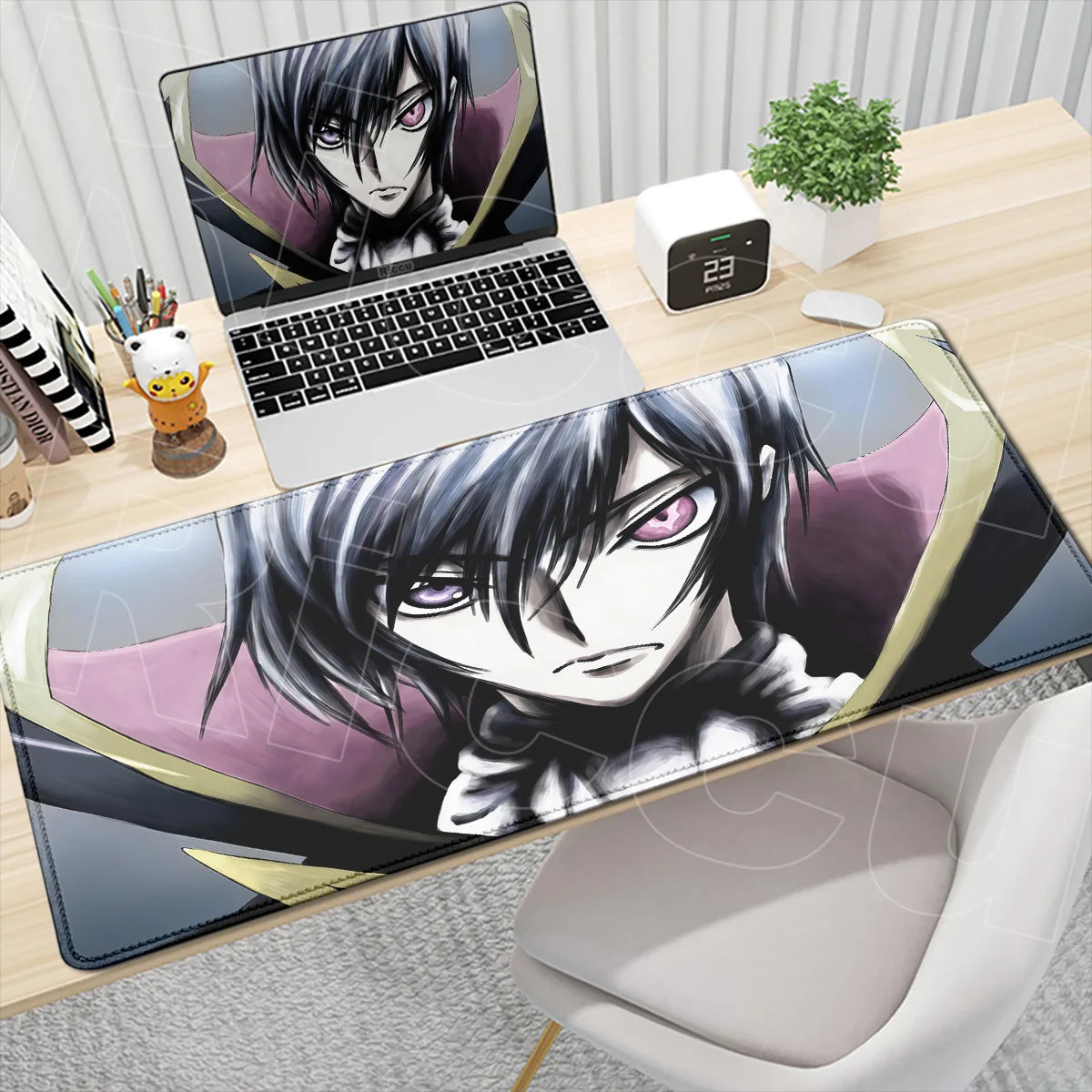 Code Geass Desk Mouse Pad XXL HD Printing Laptop Keyboard Mat Table Protector Carpet PC Gaming Accessories Lelouch CC Pretty Rug