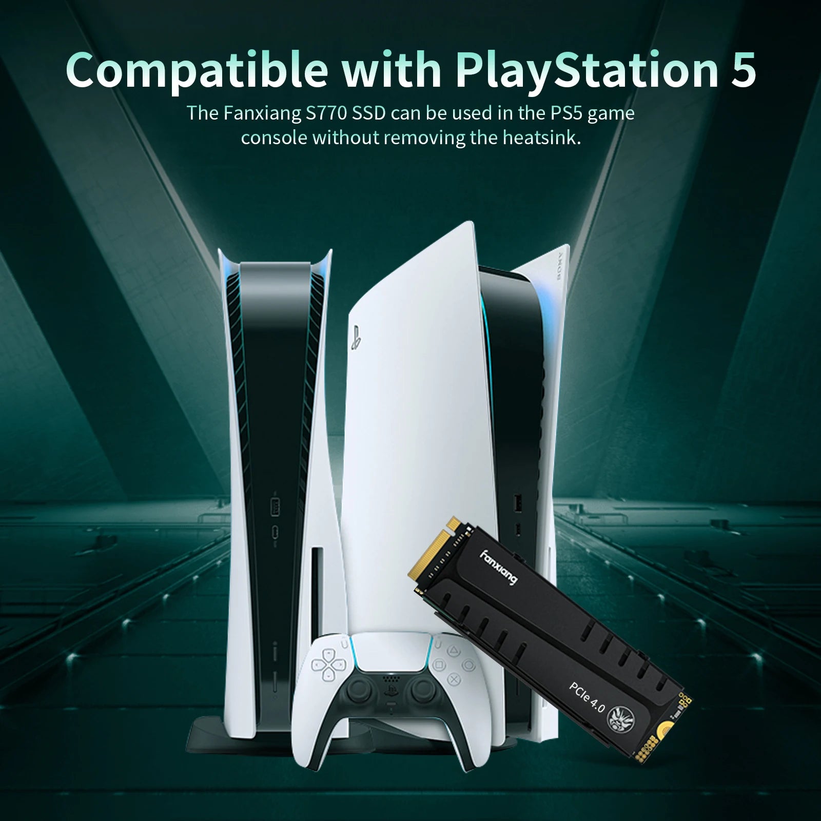 Fanxiang S770 M.2 SSD NVMe 7300MB/s 1TB 2TB 4TB PCIe4.0x4 M.2 2280 Internal Solid State Drive For PS5 Desktop PC SSD Hard Disk - WinSupport Tech