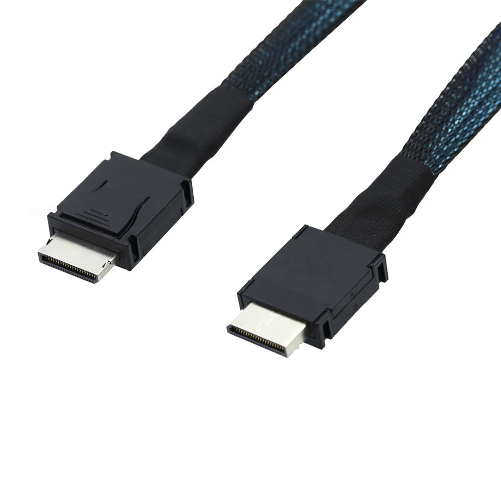 PCIE Oculink SFF 8611 4I To MINI SAS SFF-8611 4I Server Super Speed Cable Data Extension Cable, Male To Male Data Transfer Line - WinSupport Tech