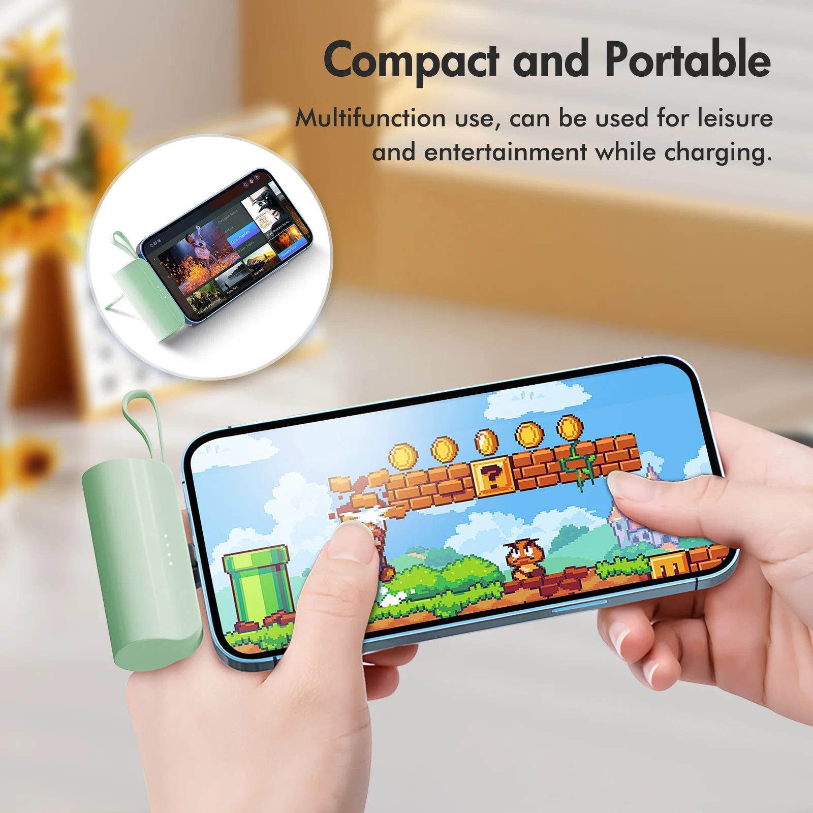 MIni Power Bank 4500mAh Fast Charging 10W Portable Type-C External Battery Charger For Huawei Samsung iPhone Powerbank