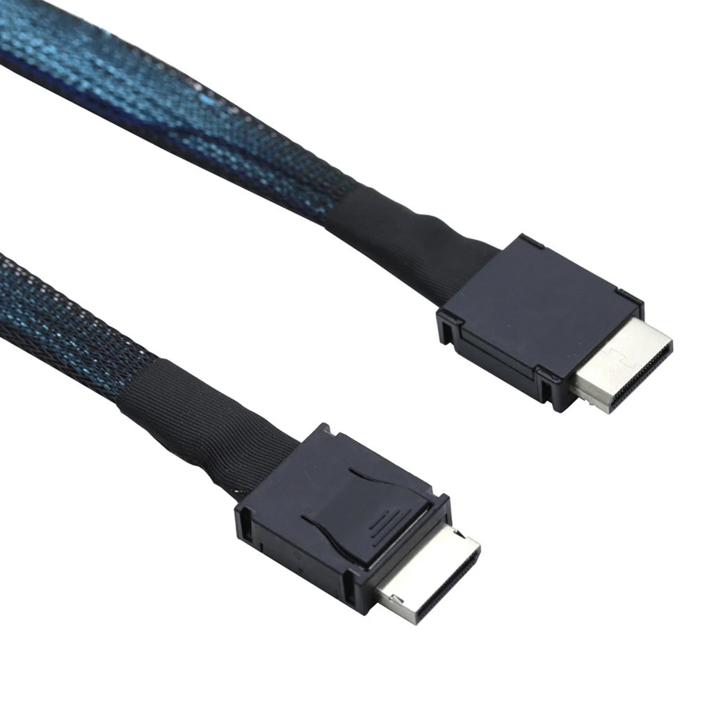 PCIE Oculink SFF 8611 4I To MINI SAS SFF-8611 4I Server Super Speed Cable Data Extension Cable, Male To Male Data Transfer Line - WinSupport Tech